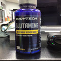 BodyTech Glutamine Capsules - Supports Muscle Recovery, Immune Health & Exercise Performance (100 Capsules)