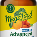 MegaFood Men's 40+ Advanced Multivitamin for Men - Dr-Formulated - Choline, Vitamin B, Vitamin C, Vitamin D, Zinc & Real Food - Brain Health, Immune Support - Vegetarian - 120 Tabs (60 Servings)
