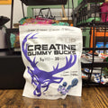 Bucked Up Creatine Gummy Bucks Blue Blast | 5g Creatine Monohydrate per Serving | Non GMO Gluten Free Vegan Creatine Gummies | Chewable Creatine Supplement (20 Servings)