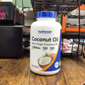 Nutricost Coconut Oil Softgels (1000mg) 120 Softgels - Extra Virgin Coconut Oil - Gluten Free and Non-GMO