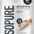 Isopure Zero Carb 100% Pure Whey Isolate Protein Powder, Gluten Free, with Vitamins, Unflavored, 25g Protein Per Serving, 3 Lbs, 47 Servings (Packaging May Vary)