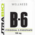 NutraBio Vitamin B6 P5P (Pyridoxal 5-Phosphate) Vitamin B6 100mg per Serving- 60 Vegetable Capsules