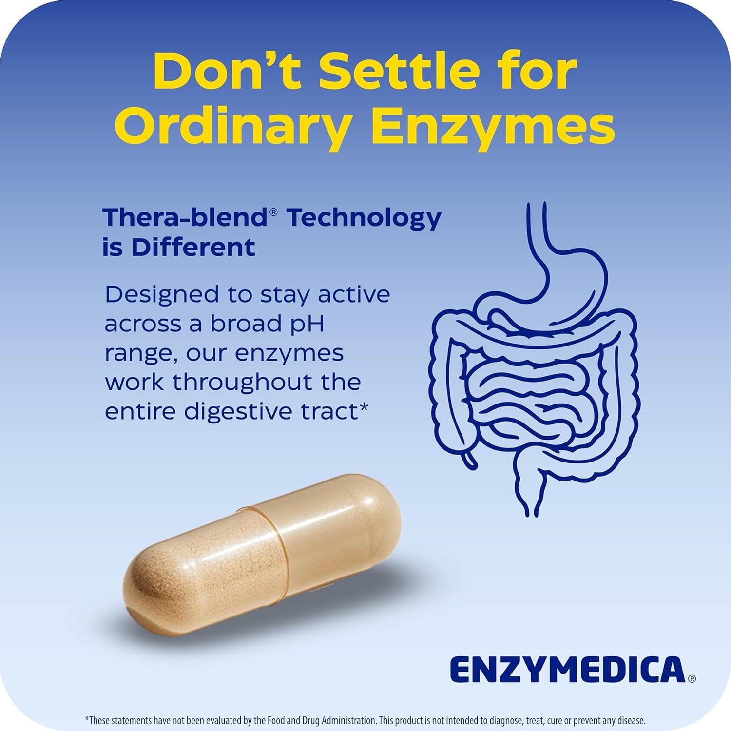 Enzymedica Digest Gold - Digestive Enzyme Supplement for Women & Men, Enzyme Capsules for Digestion, Gut Health Support, Helps Gas & Bloating, ATPro Energy Support, Maximum Strength, Vegan - 180 Caps