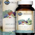 Garden of Life Organics Men's 40+ Multivitamin with Prostate Support, B12 & Vitamins – Vegan Daily Whole Food Multivitamin, Non-GMO, Certified Organic, 60 Tablets