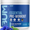 RAW Nutrition - Essential Pre - Chris Bumstead Pre Workout Formula, Sports Nutrition Pre-Workout Powders | Men & Womens Drink, Energy Powder for Working Out (Blue Raspberry)