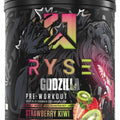RYSE Godzilla X Noel Deyzel Pre Workout Powder - Strawberry Kiwi - 400mg Caffeine, High Stim Pre-Workout for Men & Women with Citrulline & Beta Alanine - Energy, Pump & Focus - 20/40 Servings