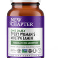 New Chapter Women’s Multivitamin, Iron, B6, B12, Biotin for Hair Growth, D3, VIT C, Zinc for Immune & Stress Support, Gentle on an Empty Stomach, One Daily, Non-GMO, Gluten-Free, 18+, 48 Tablets