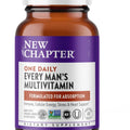 New Chapter Men’s Multivitamin, B6, Extra B12, D3, Vitamin C & Zinc, Immune, Heart, Cellular Energy, and Brain Health, Gentle on The Stomach, One Daily, Non-GMO, Gluten-Free, 18+, 48 Tablets