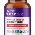 New Chapter Energy Supplement - Perfect Energy Multivitamin for Balanced Energy + Stress Support with B Vitamins + Vitamin D3 + Organic Non-GMO Ingredients - 96 ct