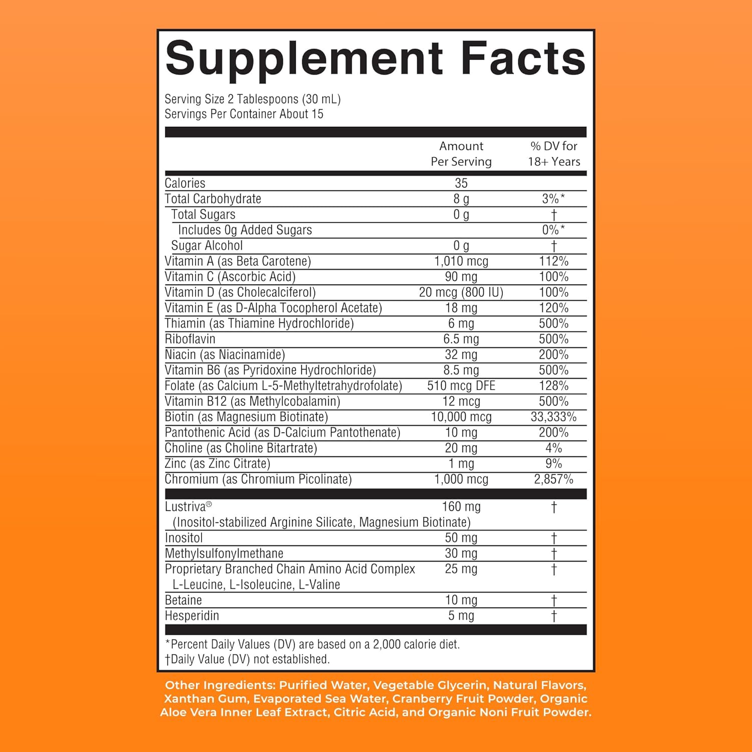 MARYRUTH'S Liquid Multivitamin+Hair Growth | Biotin 10000mcg | Lustriva Hair Growth Supplement | Clinically Tested in Women for Thicker Hair&Facial Wrinkle | Skin Care | Ages 18+ | 15.22 Fl Oz