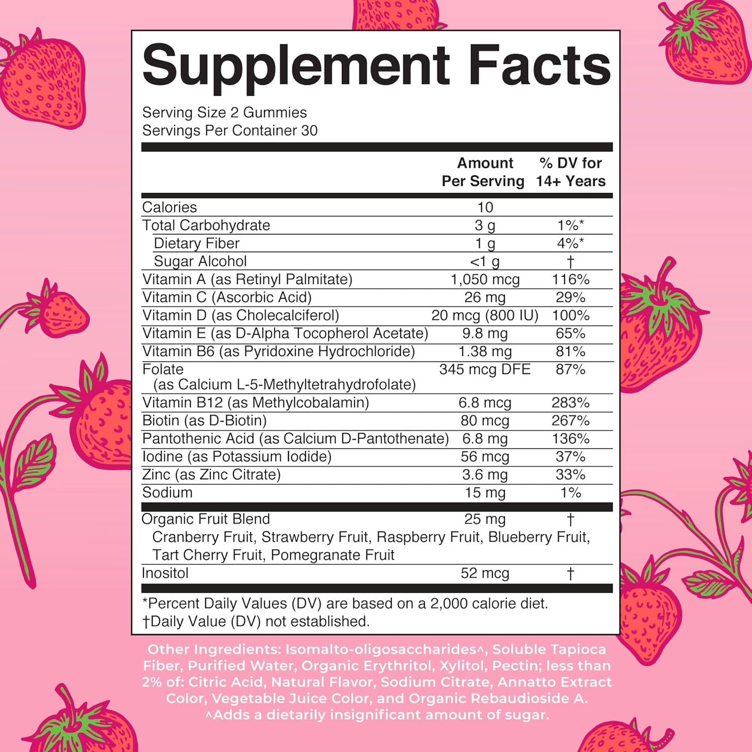 MaryRuth Organics Women's Immune Support Multivitamin Gummies | Ages 14+ | Skin Health | Gummy Vitamins for Women | Sugar-Free | Vegan | Non-GMO | 60 Count