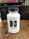 NutraBio Vitamin D (2000 IU), Immune Support - 90 Vegetable Capsules
