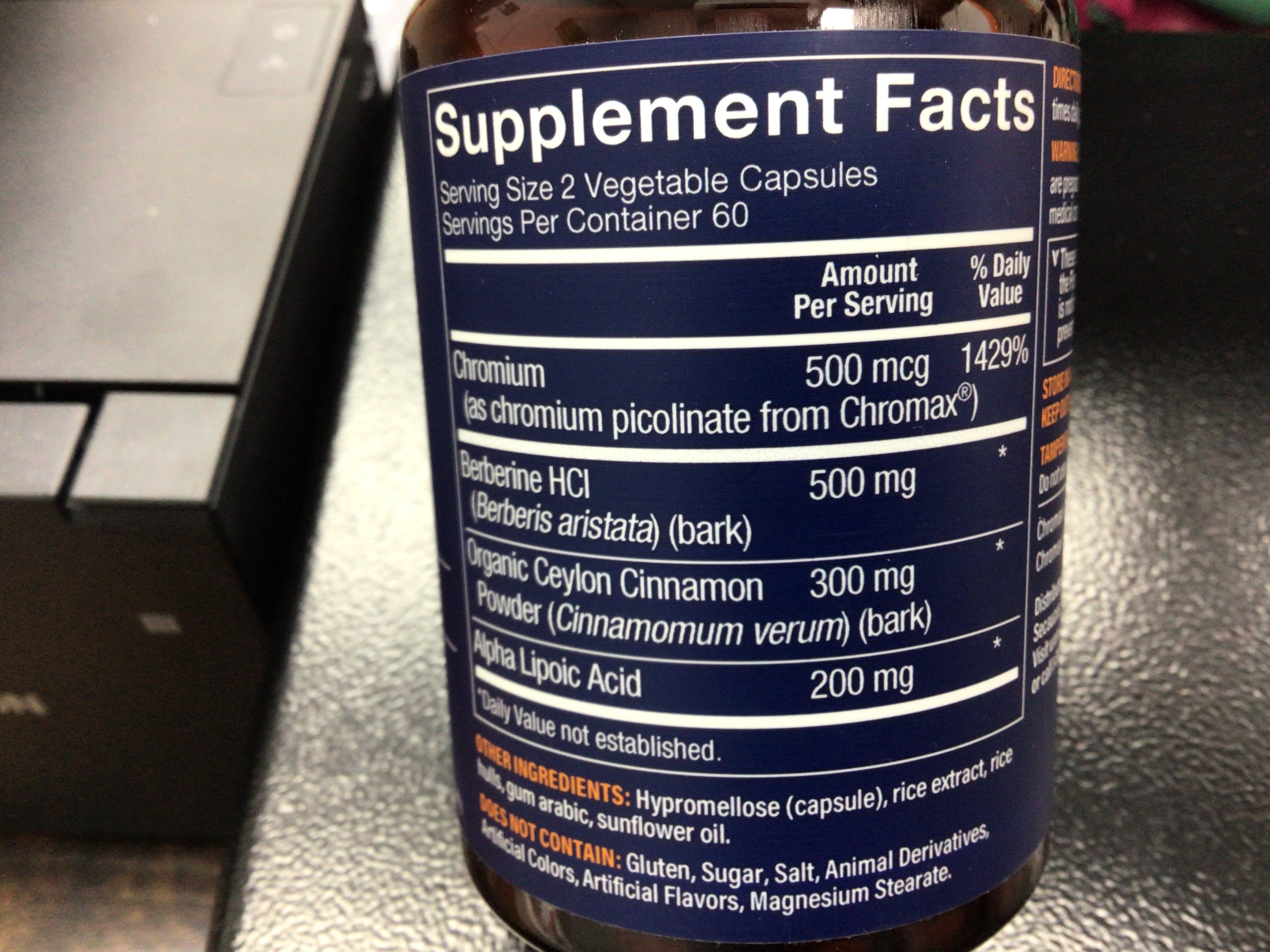 Advanced Blood Sugar Support - Antioxidant & Nutrient Metabolism - 500mg of Berberine