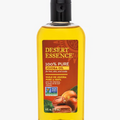 Desert Essence 100% Pure Jojoba Oil – 4 Fl Oz Moisturizer for Hair, Skin & Scalp | Makeup Remover & Aftershave Hydrator, Non-GMO, Vegan, Cold-Pressed, Anti-Flakiness & Non-Clogging Beauty Elixir