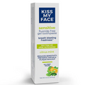 Kiss My Face Sensitive Citrus Mint Gel Toothpaste, Reduces Sensitivity, Removes Plaque And Prevents Tartar, With Added Tea Tree Oil, Aloe, And Echinacea, No Artificial Colors Or Flavors, 4.5 Oz