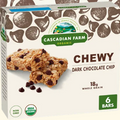 Cascadian Farm, Bar Granola Chocolate Chip 6 Count Organic, 7.4 Ounce