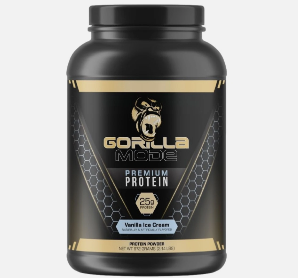 Gorilla Mode Premium Protein Vanilla Ice Cream  2.14 LBS