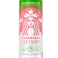 Starbucks Iced Energy Drink, Watermelon Splash, Zero Sugar Energy Drink, Plant Based Caffeine, Hydration, Mental Clarity, 12 Fl Oz Can
