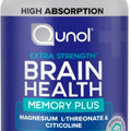 Brain Health Memory Plus - Magnesium L-Threonate & Citicoline Tablets - Supports Focus, Memory & Attention - High Absorption, Caffeine-Free, Easy to Swallow - 100 Count (50-Day Supply)