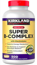 Kirkland Signature Super B-Complex with Electrolytes (500 Tablets)