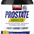 Force Factor Prostate Advanced, Health Supplement for Men for Reducing Nighttime Bathroom Trips, Bladder & Urinary Relief, with Saw Palmetto, Beta-Sitosterol, 180 Tablets (1-Pack)