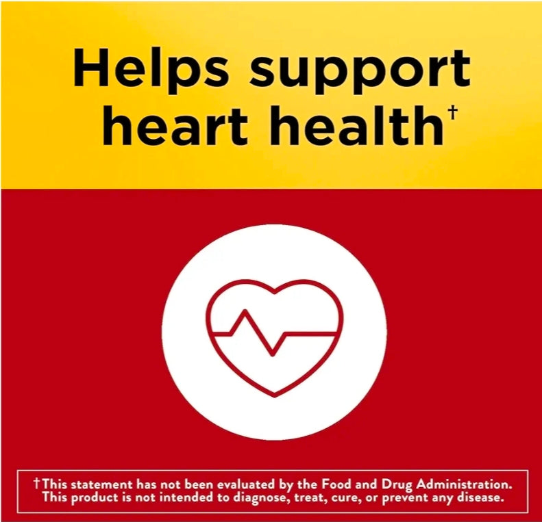 Nature Made CoQ10 200mg Softgels, Dietary Supplement for Heart Health Support, 105 Softgels, 105 Day Supply
