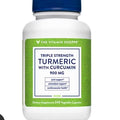 The Vitamin Shoppe Triple Strength Turmeric with Curcumin 900mg, Supports Joint Mobility, Provides Antioxidant Benefits & Includes 5mg Bioperine for Nutrient Absorption (240 Vegetarian Capsules)
