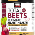Force Factor Total Beets Ultimate Heart Health Blood Pressure Support with CoQ10, Beet Root Powder, Grape Seed Extract, Blood Pressure Supplement for Circulation, Black Cherry, 30 Servings