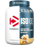 Dymatize ISO100 Whey Protein Powder Isolate, Vanilla, 25g of Protein, 3 Pound, 5.5g BCAAs, Less Than 120 Cal., Gluten Free, 1g Fat, 1g Sugar, 2g Carb (45 Servings)