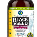 Amazing Herbs Premium Liquid Black Seed Oil - Cold Pressed with Nigella & Sativa, Aids in Digestive Health, Omegas 3 6 & 9, Immune Support, Brain Function, Non GMO, for Men and Women - 8 Fl Oz
