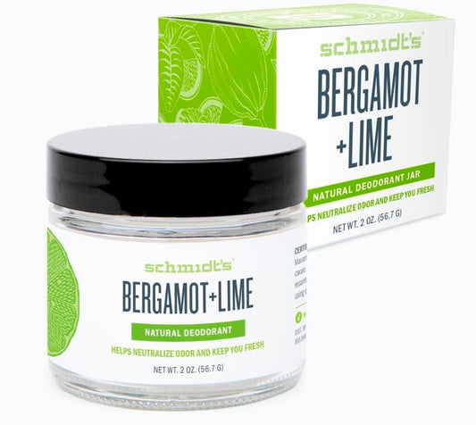 Schmidt's Deodorant JarBergamot & LimePunchy Citrus