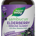 Nature’s Way Sambucus Elderberry Gummies, Immune Support Gummy for Adults & Kids Ages 4+ with Black Elderberry Extract, Vitamin C, Vitamin D3, and Zinc*, 60 Gummies