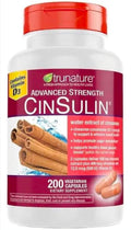 Tru-Nature Cinnamon Concentrate Cinsulin 500mg, 200 Vegetarian Capsule, 3 Months Supply