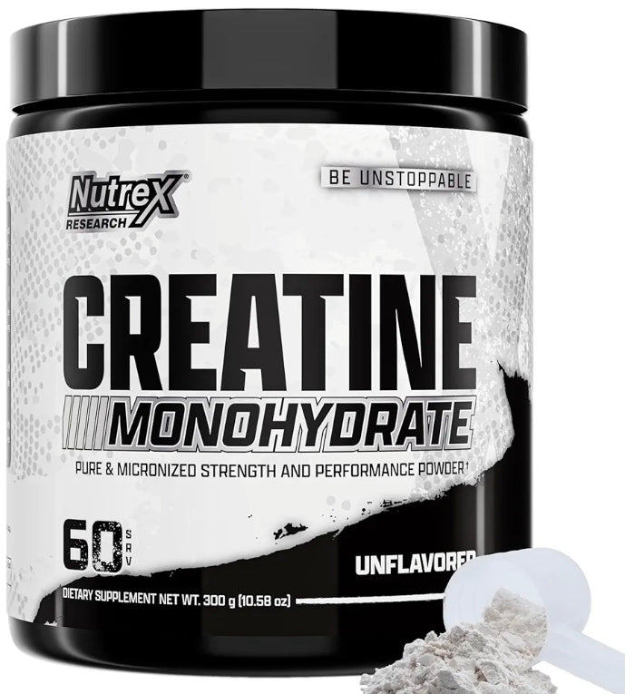 Nutrex Research Creatine Monohydrate Powder 60 Servings | Unflavored 5G Micronized Creatine Powder | Gluten Free