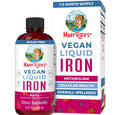 MaryRuth’s Liquid Iron | Iron Supplement for Women Men & Kids | Red Blood Cell Formation | Oxygen Support | Energy Metabolism | Ages 4 & Up | Sugar Free | Vegan | Non-GMO | Gluten Free | 15.22 Fl Oz