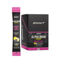 ONNIT Alpha Brain Instant Cognitive Support Drink Mix, BlackBerry Lemonade Flavor, Nootropic Supplement for Focus, Memory, and Clarity, 0.13 oz Packets, 30 Count