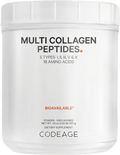 Codeage Multi Collagen Protein Powder Peptides, Hydrolyzed Collagen for Women & Men, Collagen Supplements, Grass Fed Bone Broth, 2-Month Supply, Unflavored, Type 1, 2, 3, 5 & 10, Non-GMO - 20 OZ