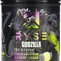 RYSE Godzilla X Noel Deyzel Pre Workout Powder - BlackBerry Lemonade - 400mg Caffeine, High Stim Pre-Workout for Men & Women with Citrulline & Beta Alanine - Energy, Pump & Focus - 20/40 Servings