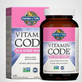 Garden of Life Multivitamin for Women 50 & Over, Vitamin Code Women 50 & Wiser Multi - 120 Capsules, Vitamins for 50 Plus with B Vitamins, Vitamins A, C, D3, E & K, CoQ10, Probiotics & Enzymes