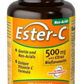American Health Ester-C with Citrus Bioflavonoids Capsules - Gentle On Stomach, Non-Acidic Vitamin C - 500 mg, 60 Servings, 120 Count